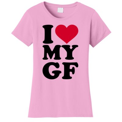 I Love My GF Girlfriend Women's T-Shirt