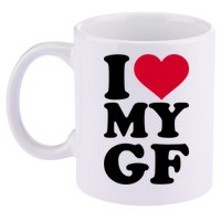I Love My GF Girlfriend 11oz C Handle Ceramic Mug