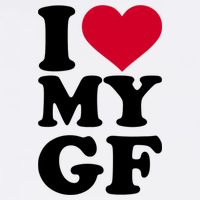 I Love My GF Girlfriend 11oz C Handle Ceramic Mug