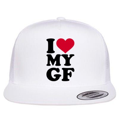 I Love My GF Girlfriend Flatbill Hat