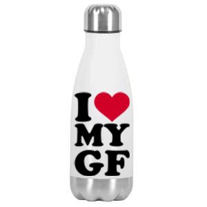 I Love My GF Girlfriend Stainless Steel Insulated Water Bottle