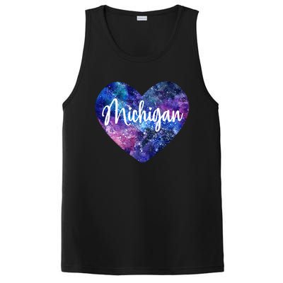 I Love Michigan Usa Gift PosiCharge Competitor Tank