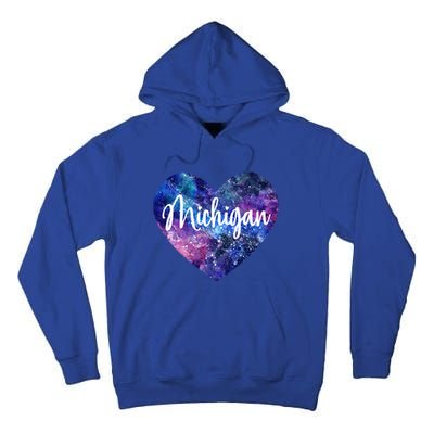 I Love Michigan Usa Gift Tall Hoodie