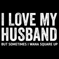 I Love My Husband But Sometimes I Wanna Square Up Wool Snapback Cap