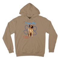 I Love My English Mastiff Best Dog Lover Paw Funny Gift! Hoodie