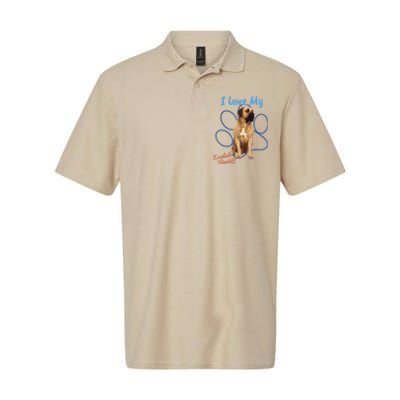 I Love My English Mastiff Best Dog Lover Paw Funny Gift! Softstyle Adult Sport Polo