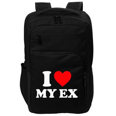 I Love My Ex I Heart My Ex Impact Tech Backpack