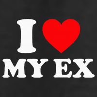 I Love My Ex I Heart My Ex Adult Drive Performance Visor