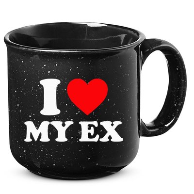 I Love My Ex I Heart My Ex 15oz Campfire Ceramic Mug