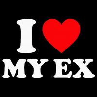 I Love My Ex I Heart My Ex Zip Tote Bag