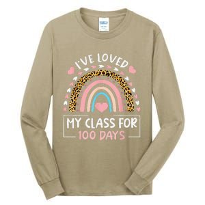 IVe Loved My Class For 100 Days Of School Valentine Day Tall Long Sleeve T-Shirt