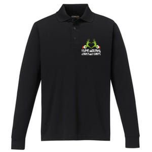 I Love Matching Christmas S.H.I.R.T.S But I Dont Couples Xmas Performance Long Sleeve Polo