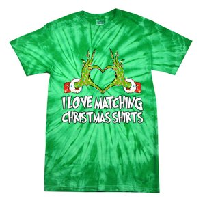 I Love Matching Christmas S.H.I.R.T.S But I Dont Couples Xmas Tie-Dye T-Shirt