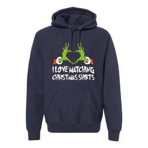 I Love Matching Christmas S.H.I.R.T.S But I Dont Couples Xmas Premium Hoodie