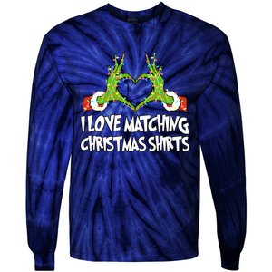 I Love Matching Christmas S.H.I.R.T.S But I Dont Couples Xmas Tie-Dye Long Sleeve Shirt