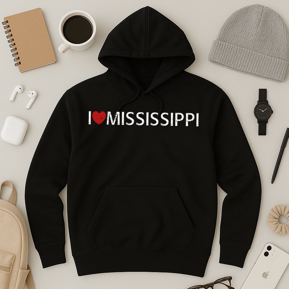 I Love Mississippi Hoodie