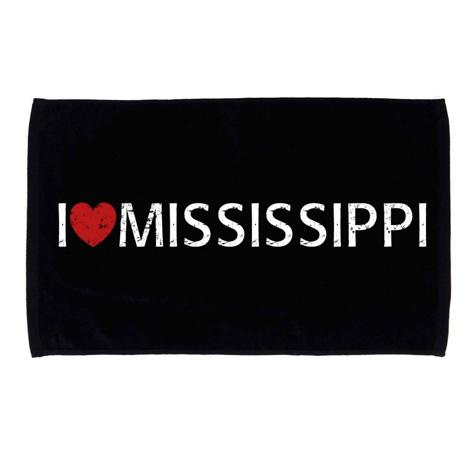 I Love Mississippi Microfiber Hand Towel