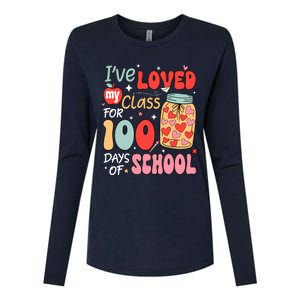 IVe Loved My Class For 100 Days School Teacher Womens Cotton Relaxed Long Sleeve T-Shirt