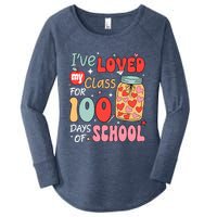 IVe Loved My Class For 100 Days School Teacher Women's Perfect Tri Tunic Long Sleeve Shirt