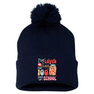 IVe Loved My Class For 100 Days School Teacher Pom Pom 12in Knit Beanie