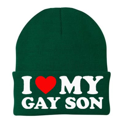 I Love My Gay Son Knit Cap Winter Beanie