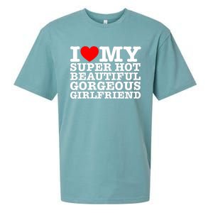 I Love My Super Hot Beautiful Gorgeous Girlfriend Sueded Cloud Jersey T-Shirt