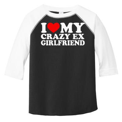 I Love My Crazy Ex Girlfriend I Heart My Crazy Ex Gf Toddler Fine Jersey T-Shirt