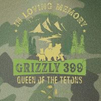 In Loving Memory Grizzly 399 Queen Of Tetons National Park Legacy Tie Dye Trucker Hat