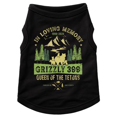 In Loving Memory Grizzly 399 Queen Of Tetons National Park Doggie Tank