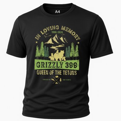 In Loving Memory Grizzly 399 Queen Of Tetons National Park Performance Shirt