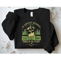 In Loving Memory Grizzly 399 Queen Of Tetons National Park Sweatshirt