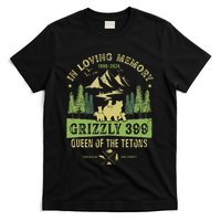 In Loving Memory Grizzly 399 Queen Of Tetons National Park T-Shirt