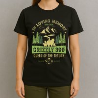 In Loving Memory Grizzly 399 Queen Of Tetons National Park T-Shirt