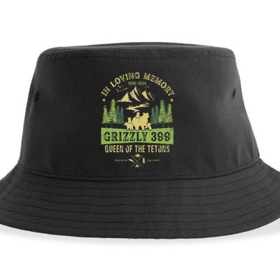 In Loving Memory Grizzly 399 Queen Of Tetons National Park Sustainable Bucket Hat