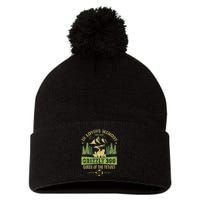 In Loving Memory Grizzly 399 Queen Of Tetons National Park Pom Pom 12in Knit Beanie