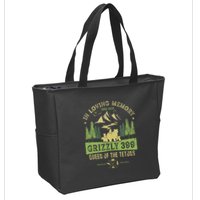 In Loving Memory Grizzly 399 Queen Of Tetons National Park Zip Tote Bag