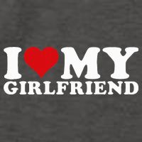 I Love My Girlfriend Gf I Heart My Girlfriend GF Vector Backpack