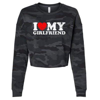 I Love My Girlfriend I Heart My Girlfriend Cropped Pullover Crew