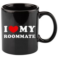 I Love My Roommate I Heart My Roommate 11oz C Handle Ceramic Mug