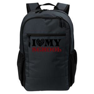 I Love My School Funny Valentine's Day Daily Commute Backpack