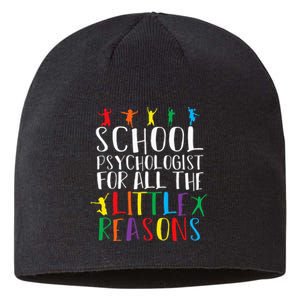 I Love My Job For All The Little Reasons School Sustainable Beanie