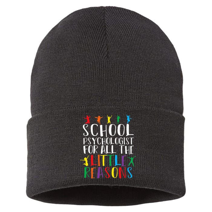 I Love My Job For All The Little Reasons School Sustainable Knit Beanie