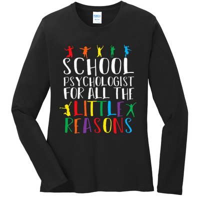 I Love My Job For All The Little Reasons School Ladies Long Sleeve Shirt