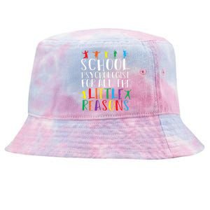 I Love My Job For All The Little Reasons School Tie-Dyed Bucket Hat