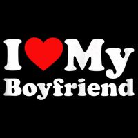 I Love My Boyfriend, Love Boyfriend Ladies Long Sleeve Shirt