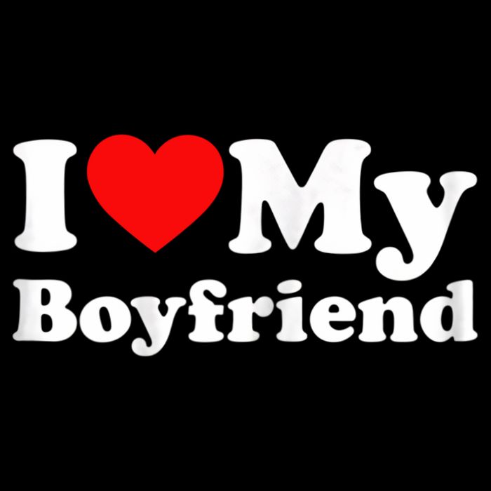 I Love My Boyfriend, Love Boyfriend Ladies Long Sleeve Shirt