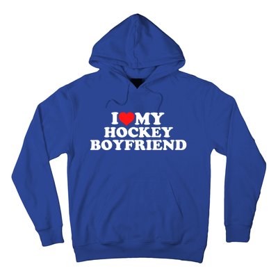 I Love My Hockey Friend Gift Hoodie