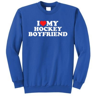 I Love My Hockey Friend Gift Sweatshirt