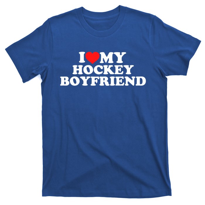 I Love My Hockey Friend Gift T-Shirt