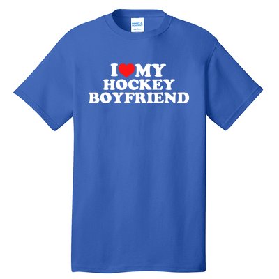 I Love My Hockey Friend Gift Tall T-Shirt